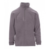 PAYPER SOFT+ 001294-0070 / Unisexová ľahká fleece mikina s polozipsom - steel grey S