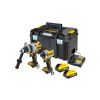 DEWALT Batériový balíček 18 V (DCF860 + DCD1007 + 2 x 5,0 Ah Power Stack batéria + nabíjačka + TSTAK)