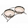 Trixie Set keramických misiek so stojanom 2 x 1,6 l 20 cm