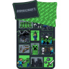 Obliečky bavlna Minecraft Survival Mode 140x200, 70x90 cm - Jerry Fabrics