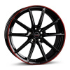 Borbet LX 8x18 5x112 ET44 black gloss rim red