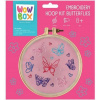 WOW BOX Kreatívna sada na vyšívanie Motýle