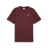 Pánske Tričko s krátkym rukávom PUMA ESS ELEVATED RELAXED WASH TEE 68804896 – Vínová