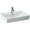 LAUFEN Pro závesné umývadlo s otvorom, s prepadom, 550 x 480 mm, biela, H8179510001041