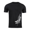DRAGOWA krátke tričko spartan army Myles, čierna 160g/m2 - 4XL