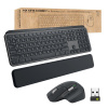 Logitech Master MX Keys Combo for Bussiness klávesnica Obsahuje myš Kancelária RF Wireless + Bluetooth QWERTZ Švajčiarsky Grafit (920-010928)