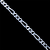 Silver.ag Náramok strieborný, figaro Dĺžka: 18cm B0889