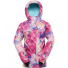 Alpine Pro Kiwero Detská lyžiarska bunda s Ptx membránou KJCD344 fuchsiová 128-134