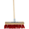 Metla Geco U300.3, 300mm, cestárska s násadou, s kovovou škrabkou