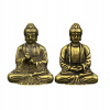 Mini Buddha s mosadzným retro - Zen socha (Mini Buddha s mosadzným retro - Zen socha)