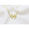 Pinky Club Retiazka z chirurgickej ocele Bow Gold