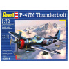Revell P-47 M THUNDERBOLT Model Set lietadlo 1:72, 67 dielov (Revell P-47 M THUNDERBOLT 1:72, 15,6x17,2cm, Model No.: 03984)
