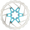 Reverse Brzdový kotouč 180 mm, 6 děr, Alloy/Steel, Light-Blue
