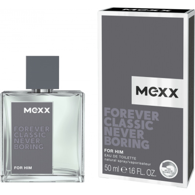 Mexx Forever Classic Never Boring for Him, Toaletná voda, Pánska vôňa, 50ml