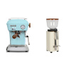 Ascaso Dream PID, Kid Blue + ECM C-Manuale 54, cream, oliva