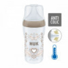 Dojčenská fľaša NUK Perfect Match Temperature Control 260 ml hnedá Hnedá