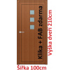 Soft Vchodové plastové dvere Ella 100x210 cm - Akce!