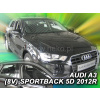 Deflektory - Audi A3 Sportback 5-dverí 2013-2020 (+zadné)