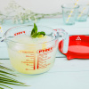 Sklenená odmerka s plastovým vekom 1 l PYREX