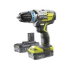 Ryobi R18PDBL-220S aku 18 V bezkomutátorová příklepová vrtačka + 2x 2Ah baterie + nabíječka ONE+