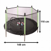 Trampolína so sieťou Ikonka 140 cm FT 4,5 (140 cm)