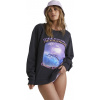 dámska mikina BILLABONG HAZY SURFED OUT FLEECE CREW Off Black - OFB M