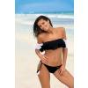 Marko Dámske dvojdielne plavky s volánom Marko Elena Nero-Bianco M-519 (7) čierne, Veľkosť S, Farba čierna