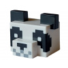 66219pb01 White Head Pixelated with Muzzle and Large Ears (Minecraft Panda) (Bílá hlava s pixely, tlamou a velkýma ušima (Minecraft Panda))