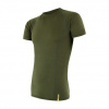 SENSOR MERINO ACTIVE pánské triko kr.rukáv safari green 17200017-04