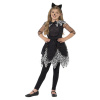 Kostým detský Mačka čierno-biela 10-12 rokov