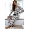 Sensis Prepínacie dámske pyžamo Cressida Krémovo-sivá L