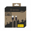 Tactical KP31188 Smooth Thread USB-A/USB-C, 1m, černý