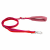 Hurtta Adjustable Leash Eco Rosehip - nastaviteľné vodítko s polstrovanou rukoväťou, ružové a oranžové