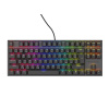 Genesis tichá herná klávesnica THOR 303/TKL/RGB/Outemu Peach/Drôtová USB/ CZ- SK layout/Čierna NKG-1880
