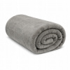 Deka 160x200cm Mikrovlákno Prikrývka Mäkká Sivá Pléd na posteľ pohovku