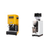 Gaggia New Classic E24, yellow + Eureka Mignon Zero, CR white
