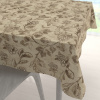 Biante Zamatový štvorcový obrus Tamara TMR-056 Hnedé zámocké kvety na svetlo hnedom 70x70 cm