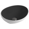 Keramické umývadlo na dosku Mexen ELZA 40 x 33 cm bielo-čierna 21014077