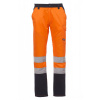 PAYPER CHARTER POLAR 001043-0354 / Zimné zateplené reflexné nohavice do pása - oranžová/navy XXL