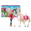 BÁBIKA BARBIE + INTERAKTÍVNY KÔŇ MATTEL