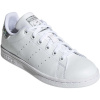 adidas STAN SMITH J biela,strieborná Detská obuv 3