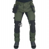 BLAKLADER Sweden Craftsman Stretch olivové pánské pracovní kalhoty + kapsy 58