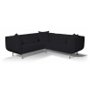 Dekoria Poťah na sedačku rohovú Stromstad 3+2, čierna, Poťah na sedačku Stromstad rohová 3+2, Etna, 705-00