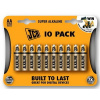 JCB - SUPER alkalická batéria AA / LR06, blister 10 ks