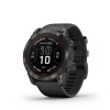 GARMIN fenix 7X Pro Sapphire Solar, Carbon Gray DLC Titanium, Black Band, inteligentné hodinky
