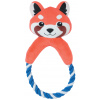 Zolux Hračka pes CALINOU PANDA ROPE plyš 1 ks