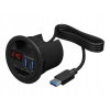ICY BOX IB-Hub1404 Hub na stôl 3x USB 3.0 1x Type-C čítačka kariet