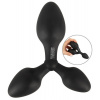 Black Velvets Training Triple Butt Plug Black