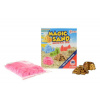 teddies Magický piesok 1kg + 2 formičky asst 5 farieb v krabici 18x20cm