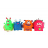 Teddies Loptička príšerka antistresový mačkací silikón 11 cm na batérie so svetlom
